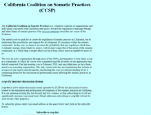Tablet Screenshot of ccsp.somatic.com